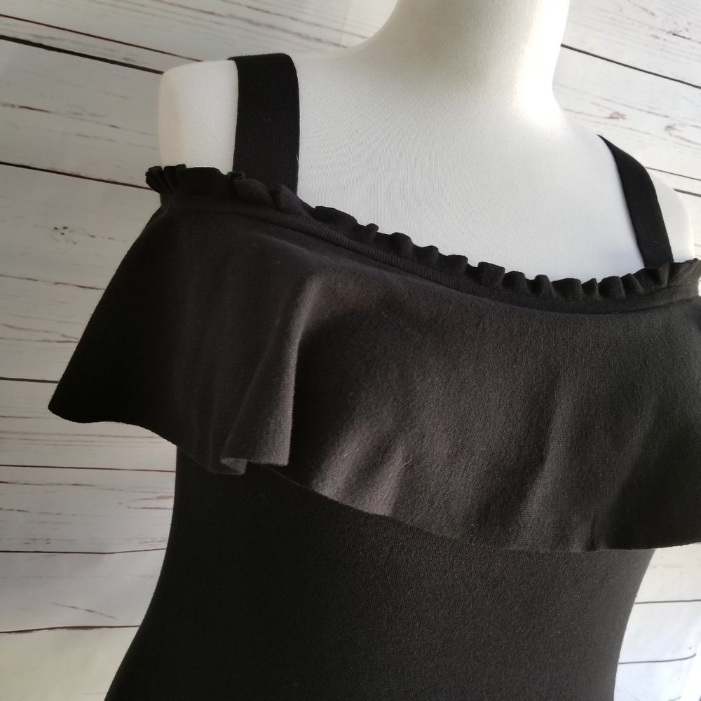 NWT Banana Republic Off Shoulder Ruffle Knit Top - Picture 4 of 6